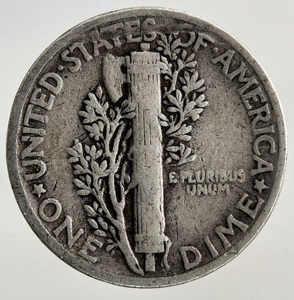 1943 US USA Mercury One Dime Silver Coin | Collectable Grade