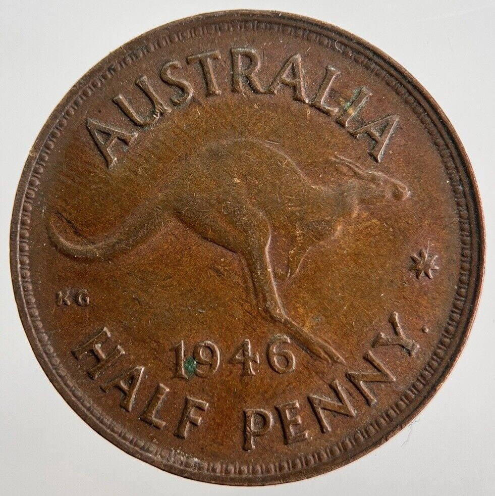 1946 Australia Half - Penny Coin | Fine Collectable Grade | a7154