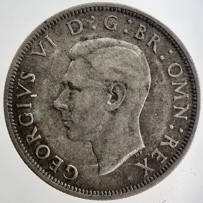 1940 George VI Half - Crown Silver Coin | Fine Collectable Grade | a6209