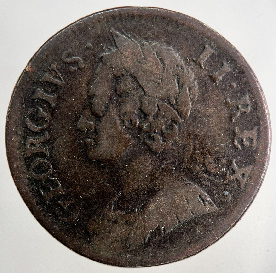 1752 George II 2nd Half - Penny Coin | Fine Collectable Grade