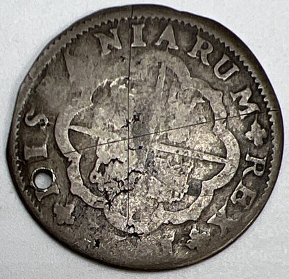 1721 Spain 2 Reals Silver Coin | Collectable Grade