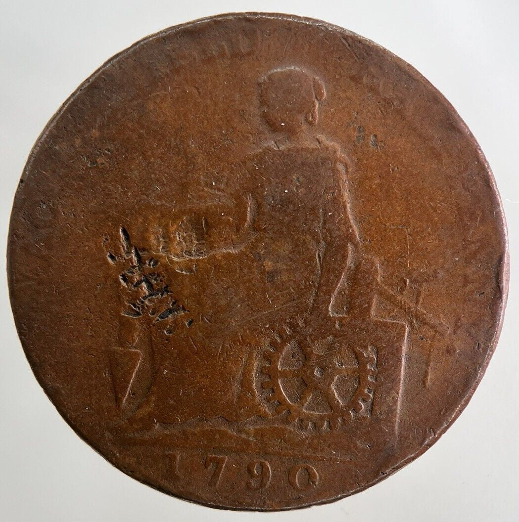 1790 Macclesfield Half - Penny Token Coin | Collectable Grade