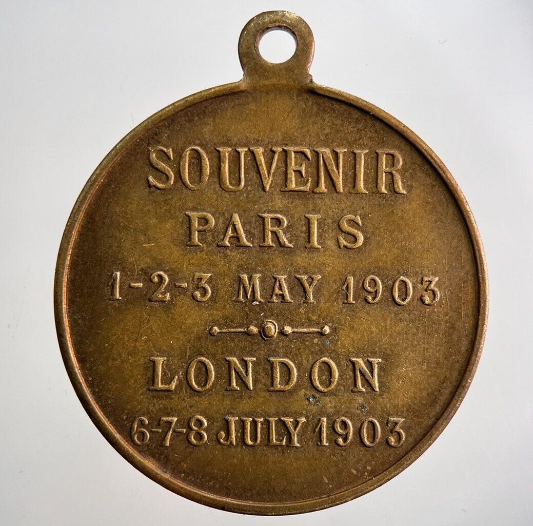 1903 King Edward VII Visit To Paris Medal | Collectable Grade | a2551