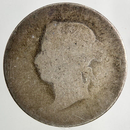1872 Canada 25 Cents Silver Coin | Worn Grade