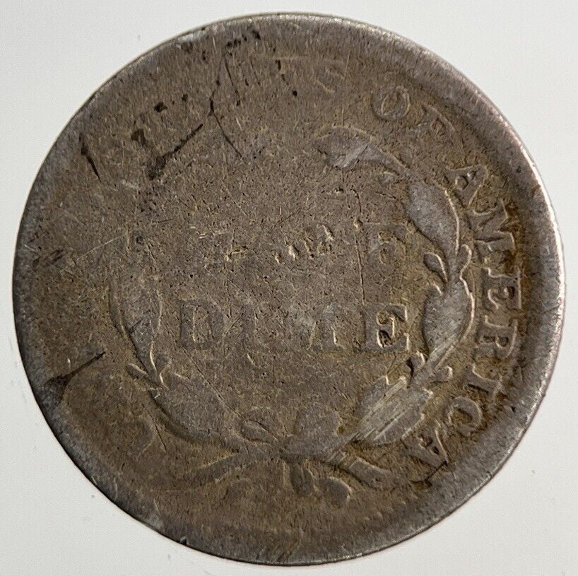 1857 US USA Liberty Seated Half Dime Silver Coin | Collectable Grade