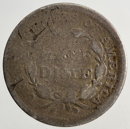 1857 US USA Liberty Seated Half Dime Silver Coin | Collectable Grade