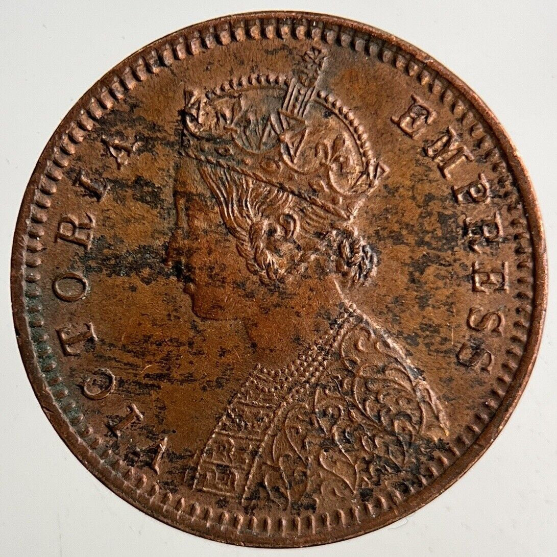 1897 India 1/12 Anna Coin | Very High Grade