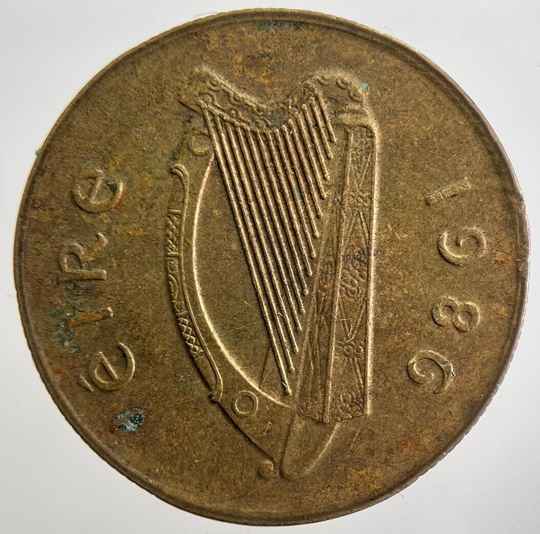 1986 Irish 20p 20 Twenty - Pence Coin | Very High Grade | a7030