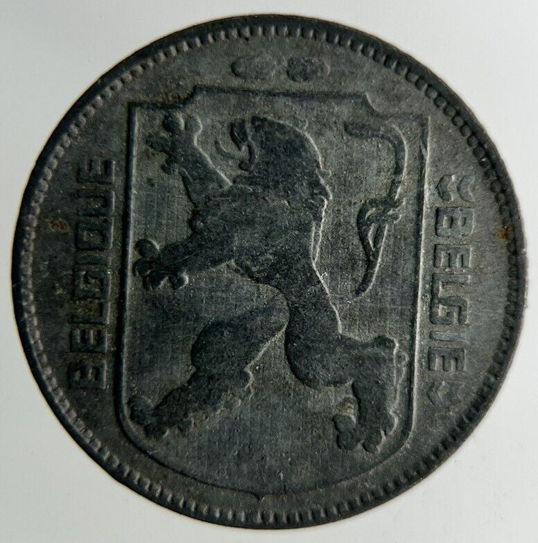 1943 Belgium 1 Franc Coin | Fine Collectable Grade