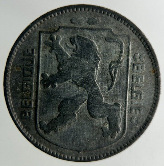 1943 Belgium 1 Franc Coin | Fine Collectable Grade