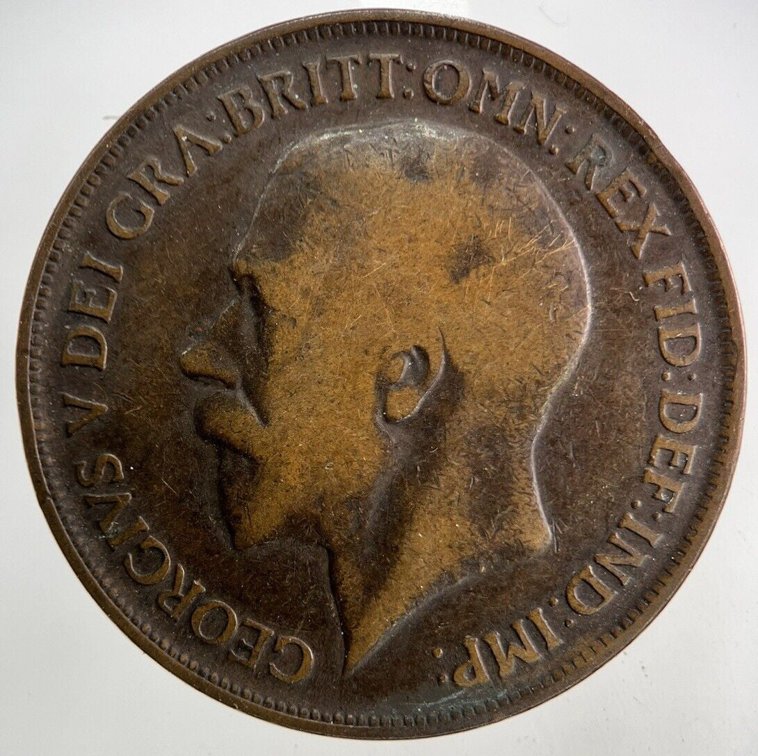 1913 George V One Penny Coin | Collectable Grade