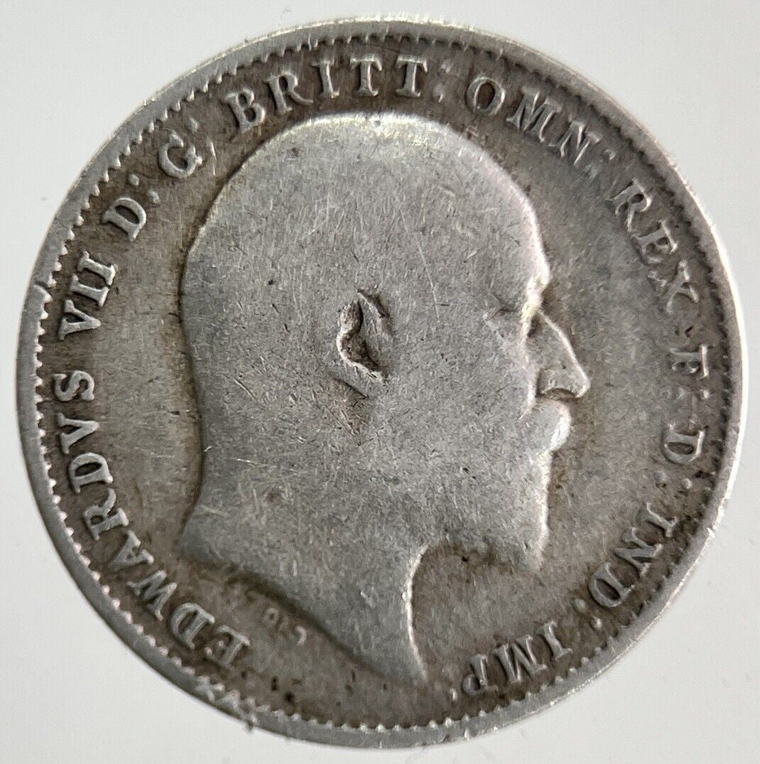 1909 Edward VII Threepence Silver Coin | Fine Collectable Grade