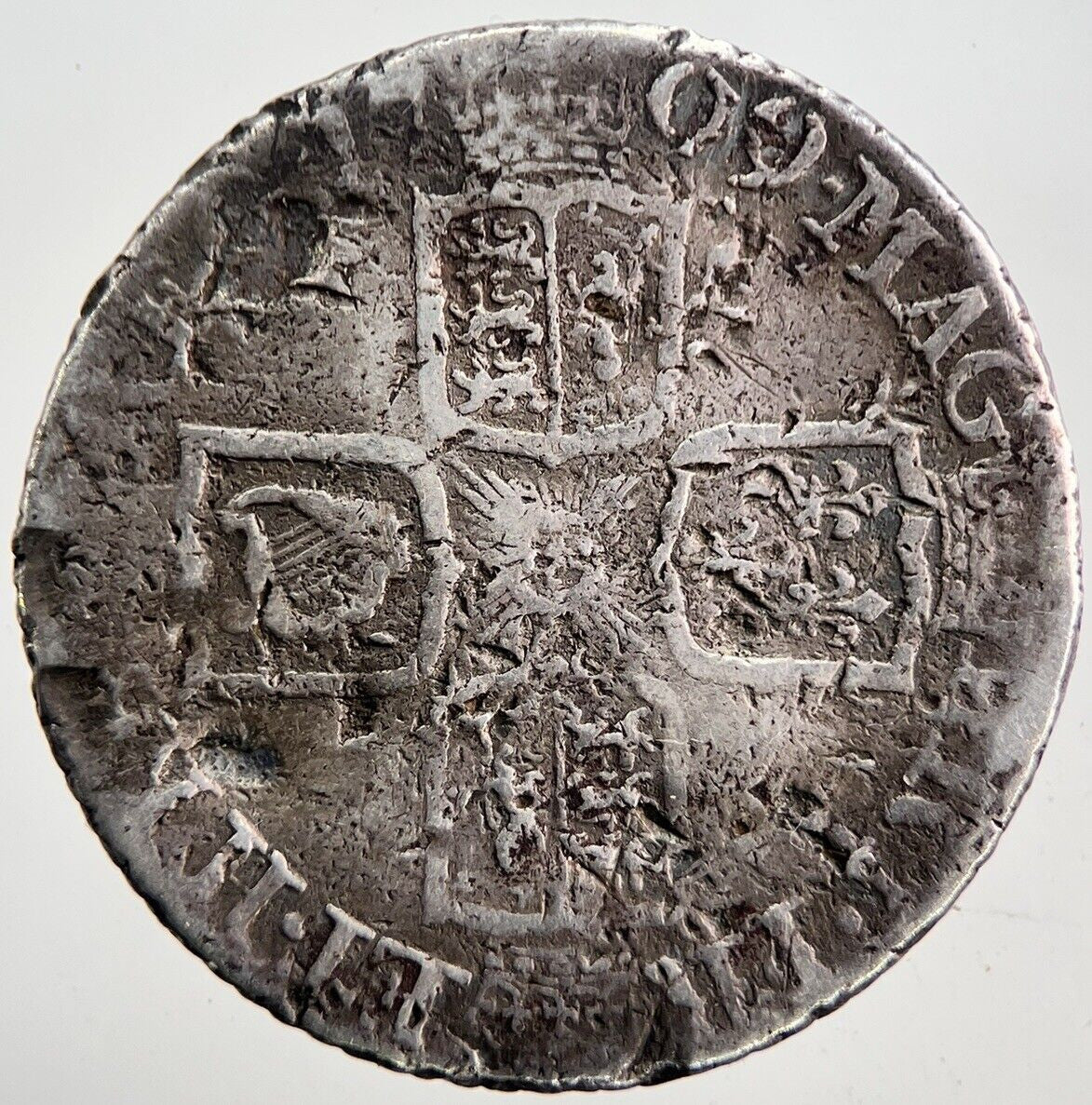 1709 Anne Shilling Silver Coin | Collectable Grade | a5969