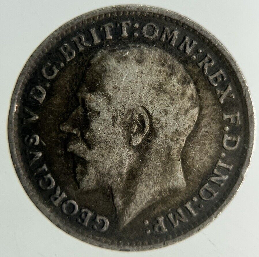 1918 George V Threepence Silver Coin | Fine Collectable Grade