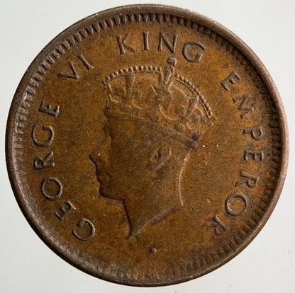 1939 India 1/12 Anna Coin | Fine Collectable Grade
