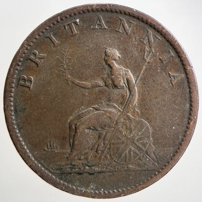 1807 George 3rd III Half-Penny Coin | Fine Collectable Grade | a2156