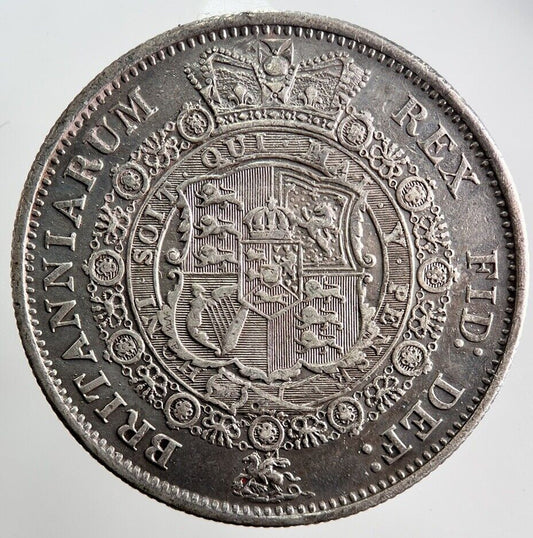 1816 George III Half - Crown Ex Mount Silver Coin | Very High Grade
