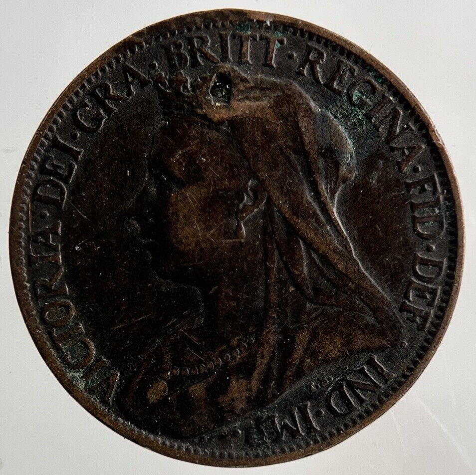 1900 Victoria Farthing Coin | Collectable Grade