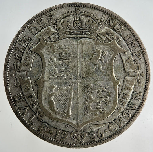1926 George V Half - Crown Silver Coin | Fine Collectable Grade