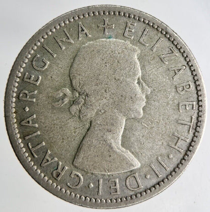 1953 Australia Florin Silver Coin | Fine Collectable Grade