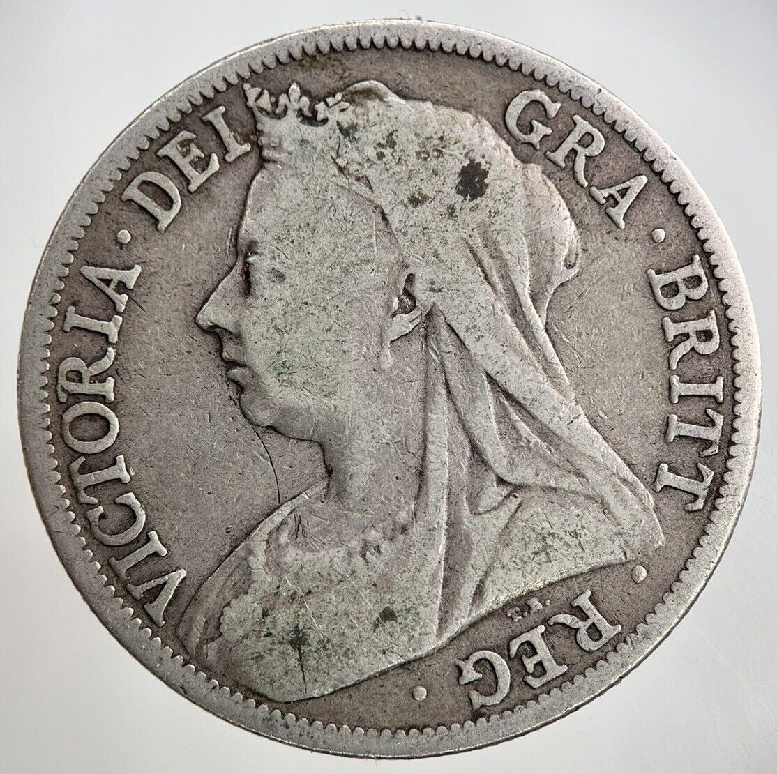 1894 Victoria Half - Crown Silver Coin | Collectable Grade