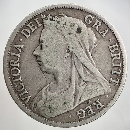 1894 Victoria Half - Crown Silver Coin | Collectable Grade