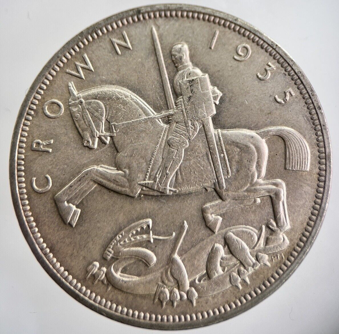 1935 George V Crown Silver Coin | Very High Grade | a4054