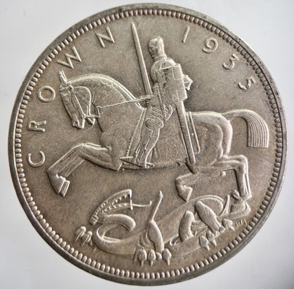 1935 George V Crown Silver Coin | Very High Grade | a4054