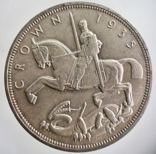 1935 George V Crown Silver Coin | Very High Grade | a4054