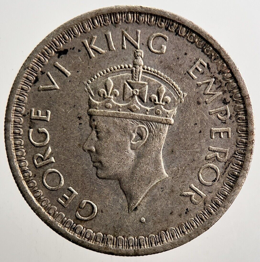 1944 India 1/2 Half Rupee Silver Coin | Very High Grade | a3502