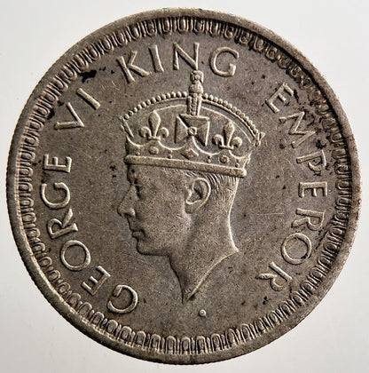 1944 India 1/2 Half Rupee Silver Coin | Very High Grade | a3502