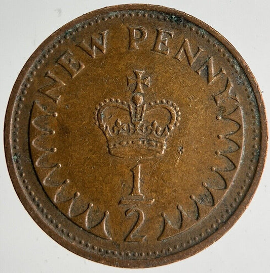 1971 Elizabeth II 2nd New Half - Penny Coin | Very High Grade