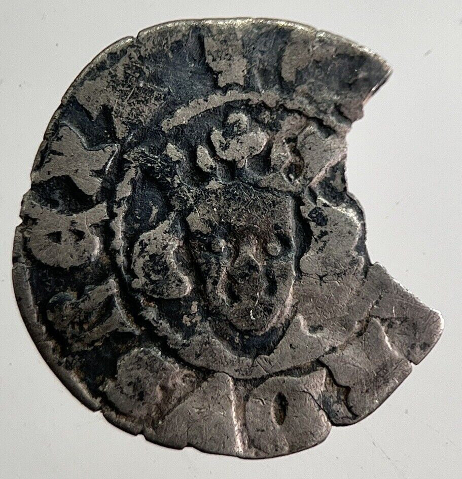 1279-1307 Edward I 1st Medieval Hammered Silver Half-Penny Coin | a8905