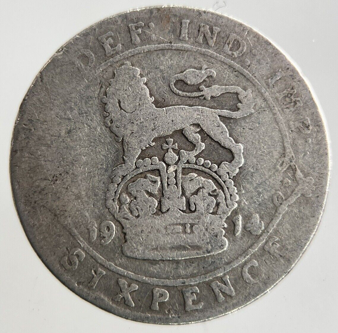 1914 George V Sixpence Silver Coin | Collectable Grade
