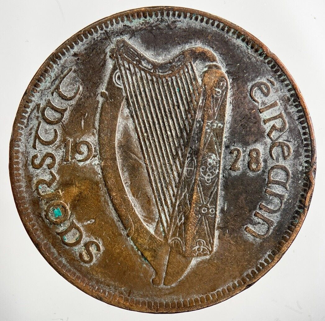 1928 Irish One Penny Coin | Collectable Grade