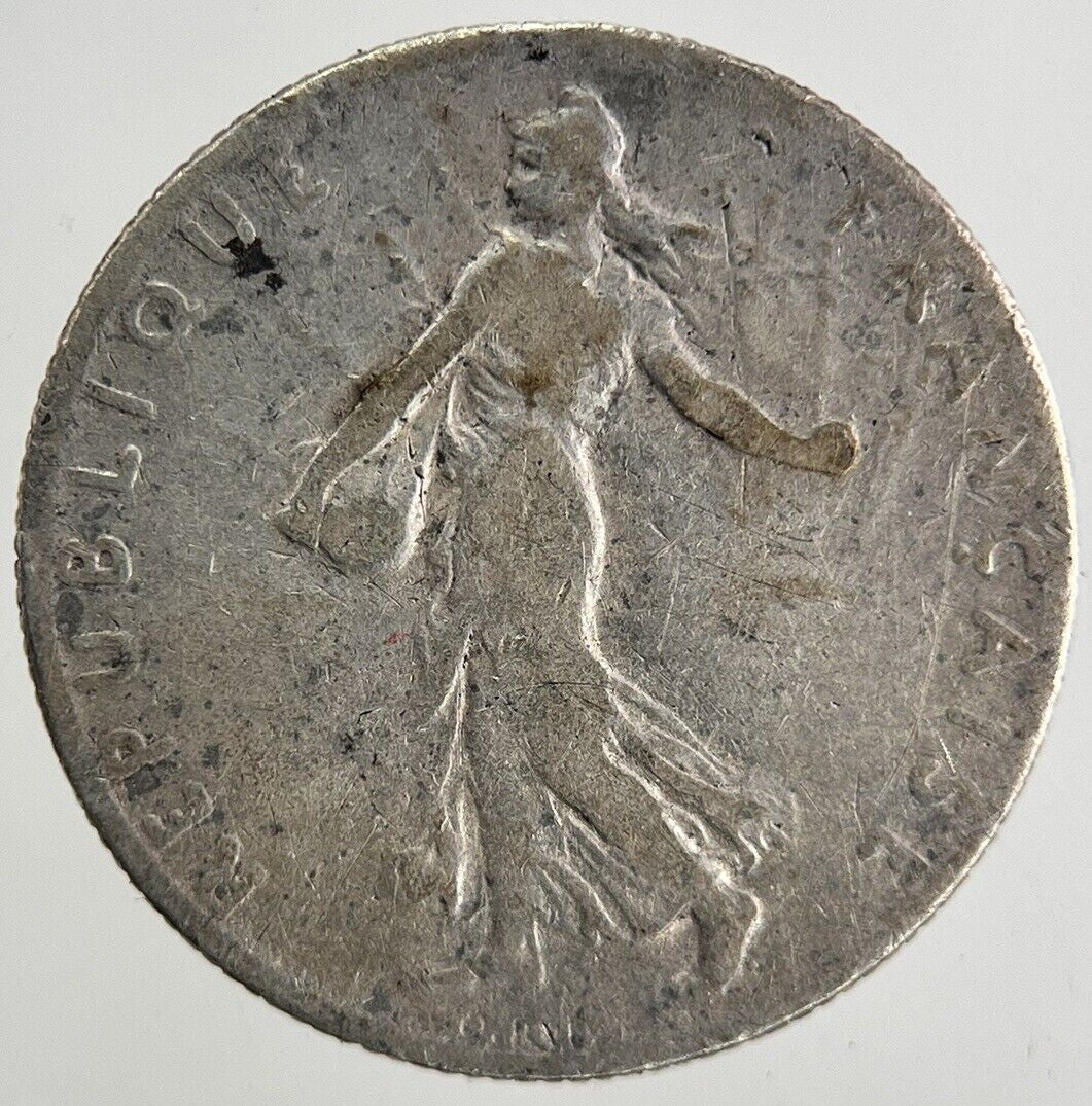 1907 France 50 Centimes Silver Coin | Collectable Grade