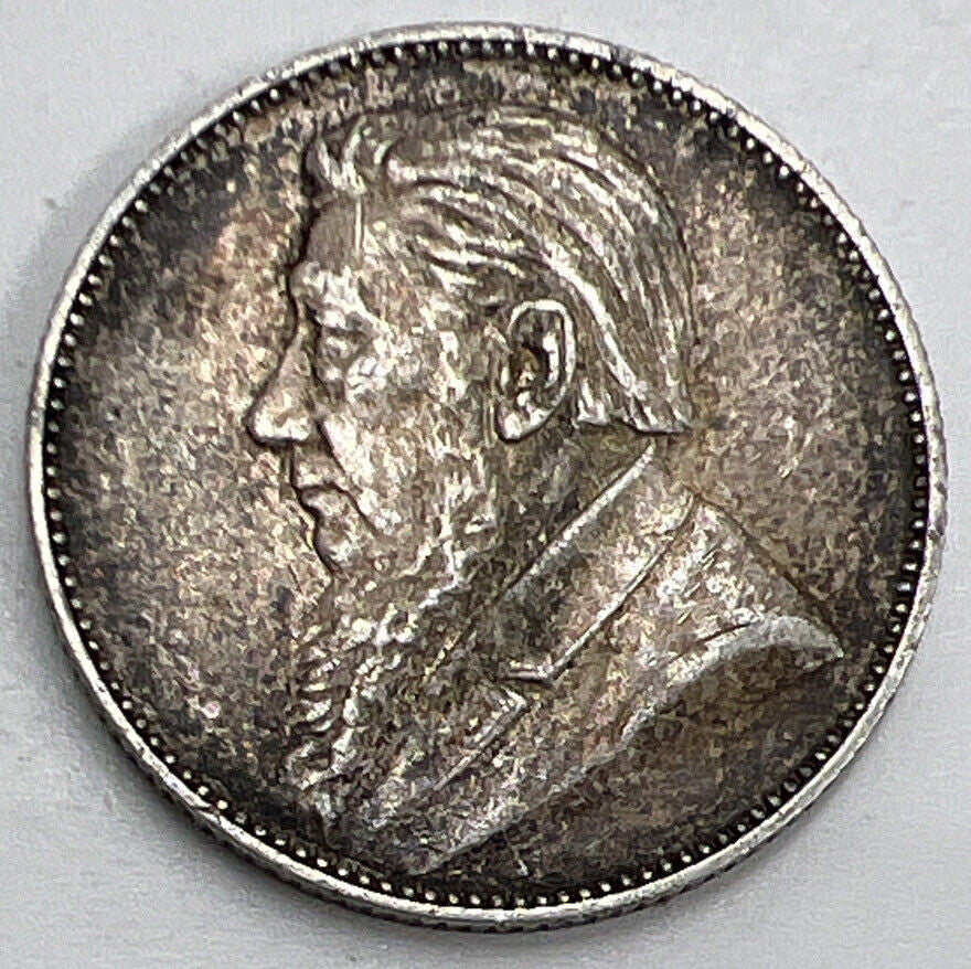 1897 1 One Shilling | South Africa Silver Coin | Collectable Grade | a566