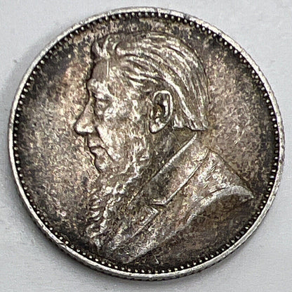 1897 1 One Shilling | South Africa Silver Coin | Collectable Grade | a566