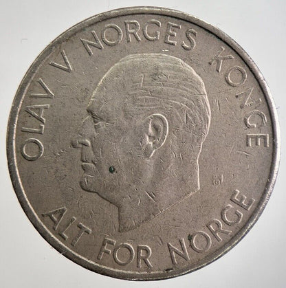 1972 Norway 5 Kroner Coin | Collectable Grade | a7016