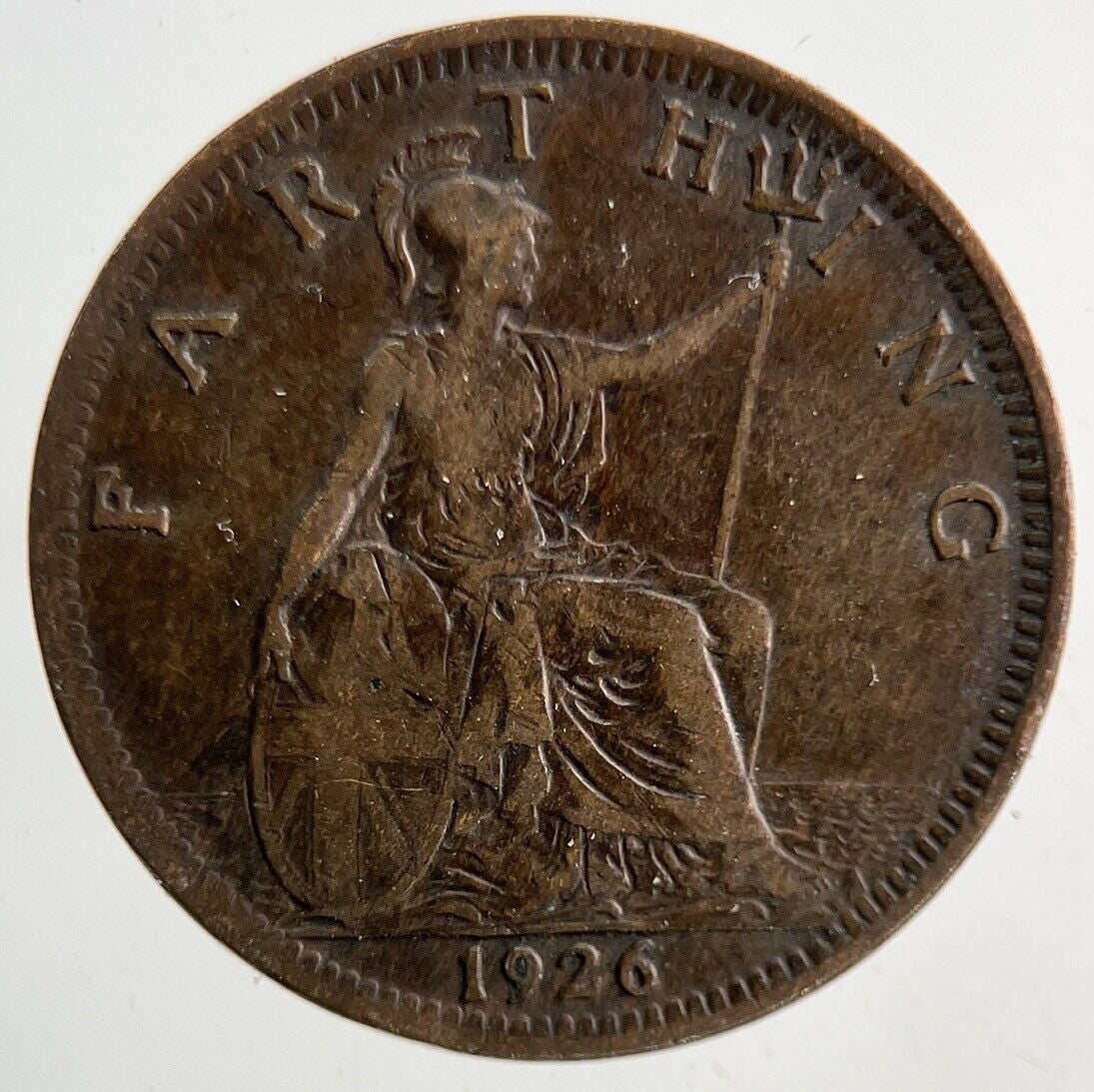 1926 George V Farthing Coin | Fine Collectable Grade