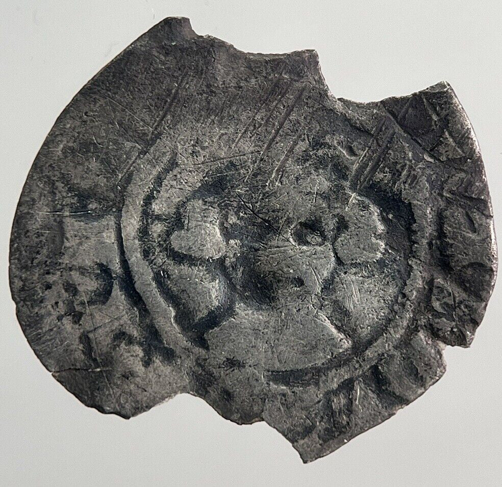 1272 - 1307 Edward I 1st Half - Penny Hammered Silver Coin | a6128