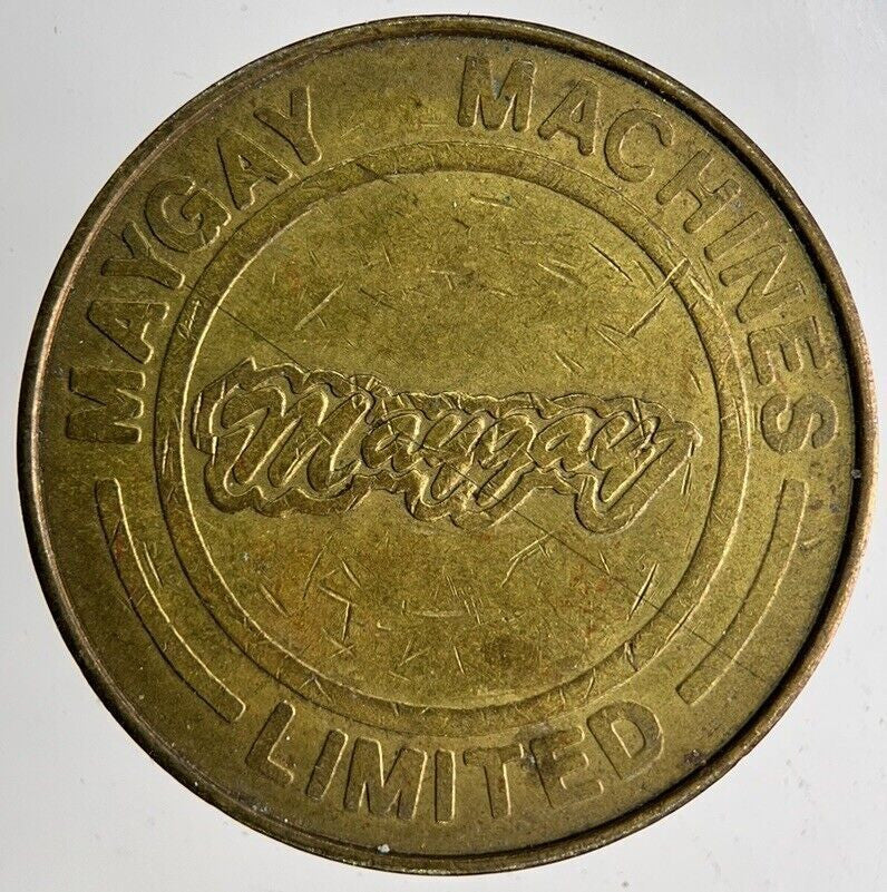 Old Retro British Maygay 10p Gaming Token Coin | Fine Collectable Grade