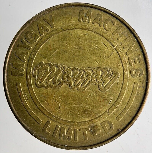Old Retro British Maygay 10p Gaming Token Coin | Fine Collectable Grade