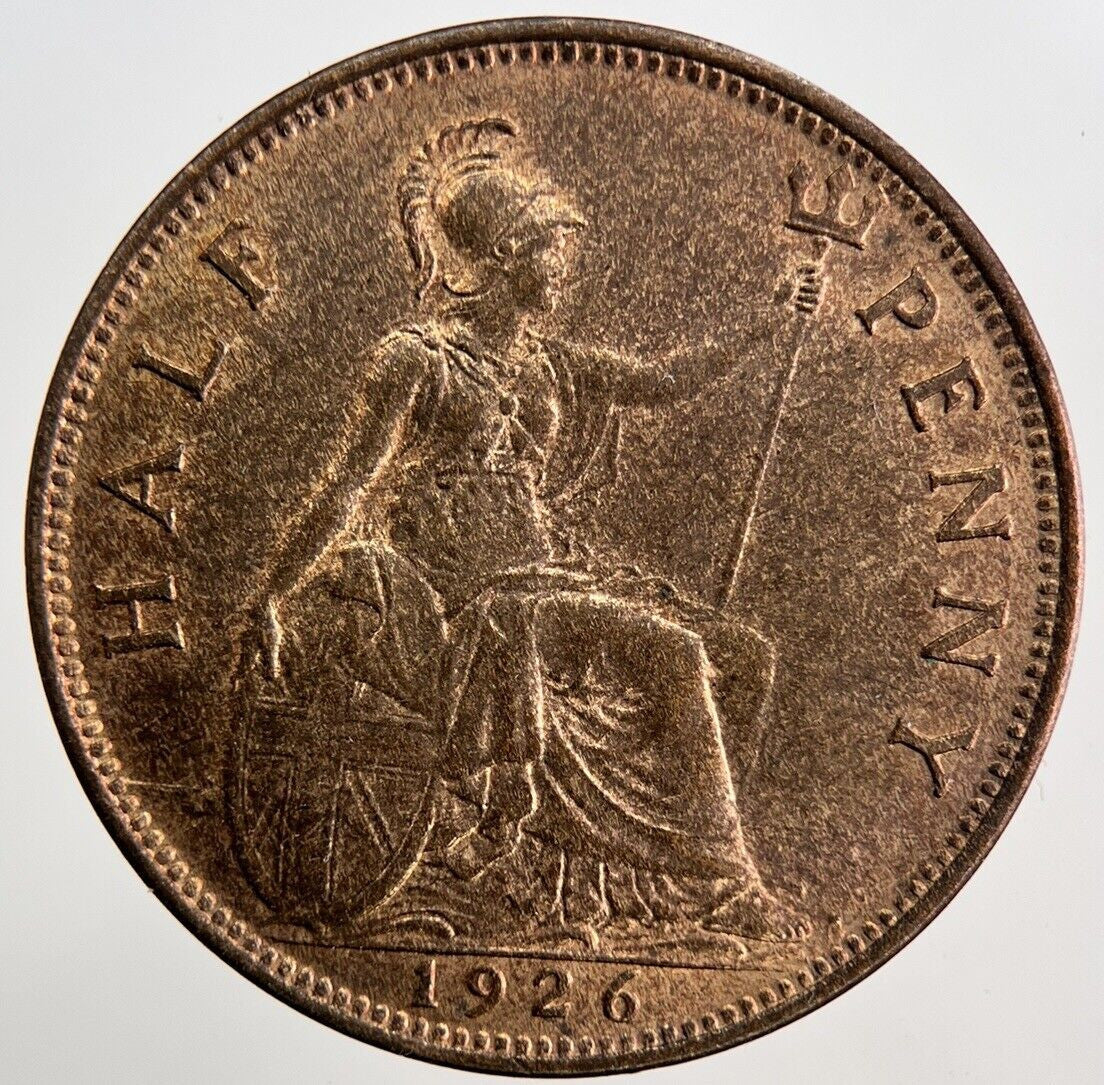 1926 George V Half - Penny Coin | Very High Grade