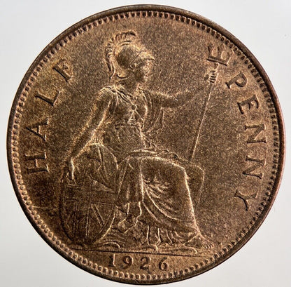 1926 George V Half - Penny Coin | Very High Grade