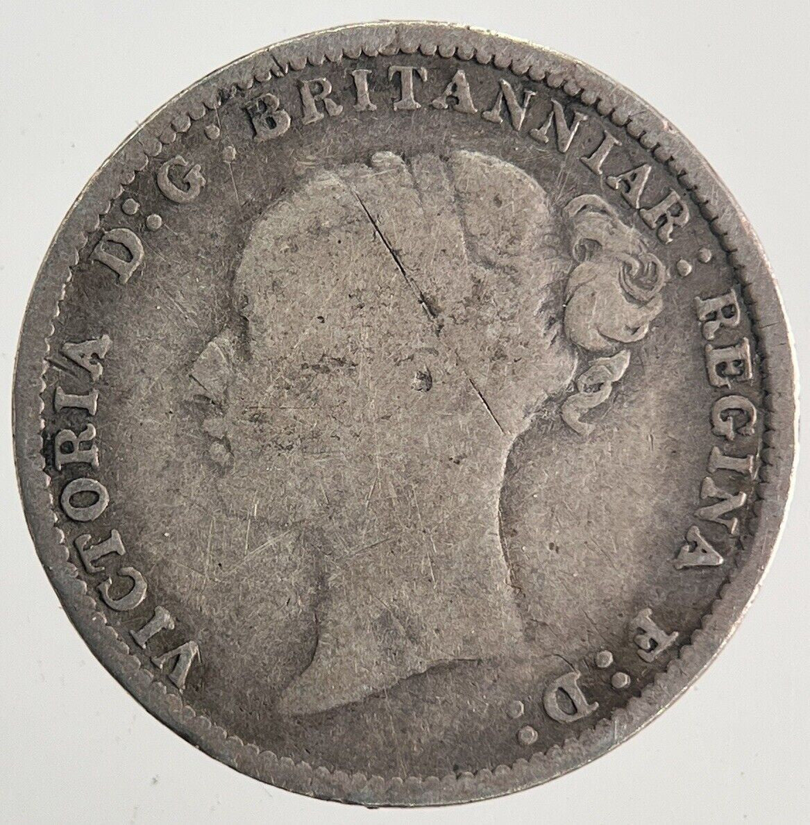 1881 Victoria Threepence Silver Coin | Fine Collectable Grade | a9951