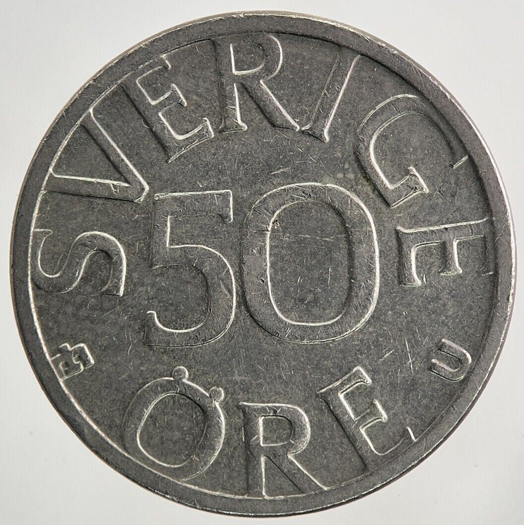 1978 Sweden 50 Ore Coin | Very High Grade