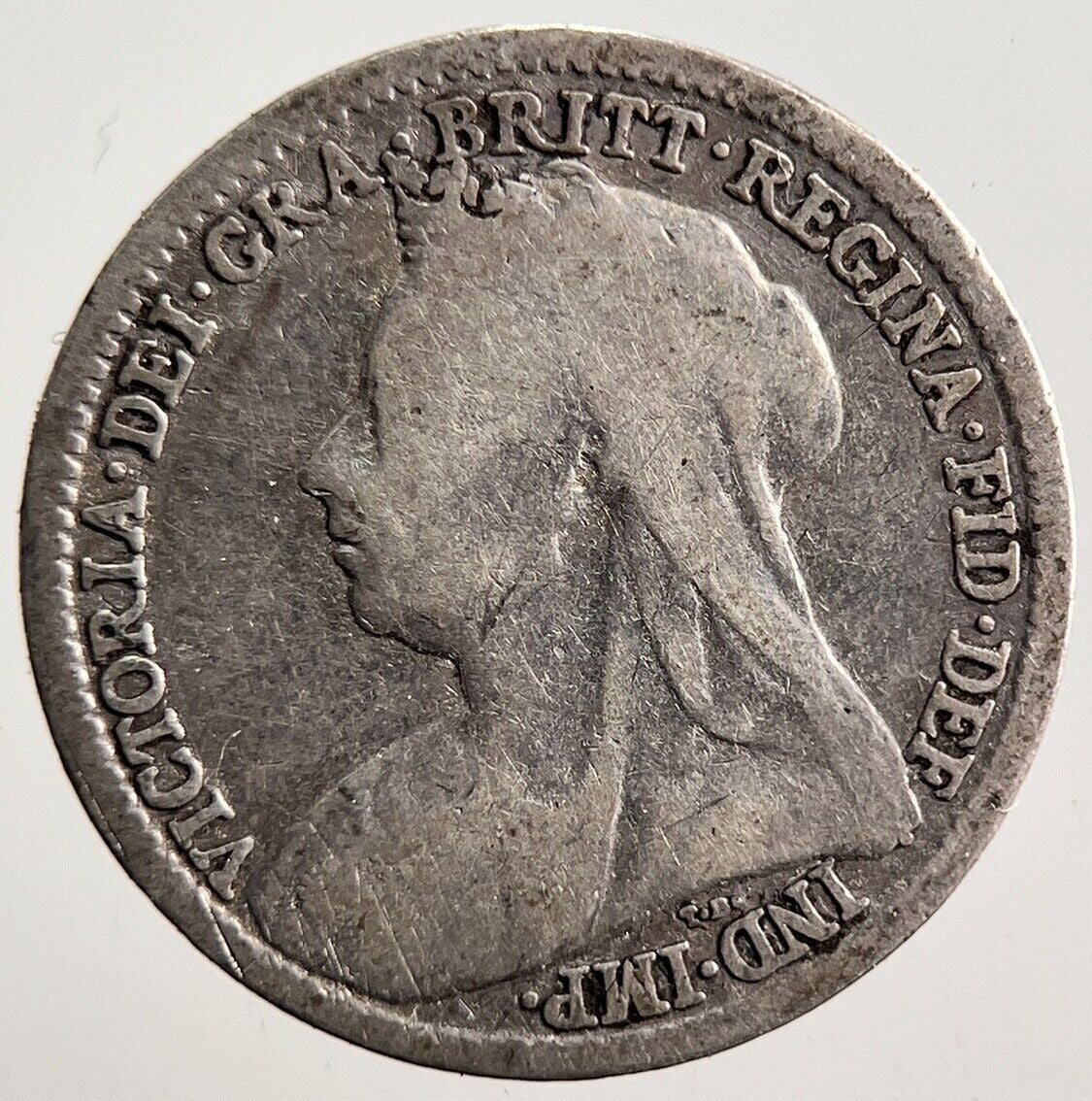 1896 Victoria Threepence Silver Coin | Collectable Grade | a3582