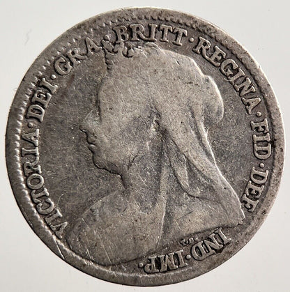 1896 Victoria Threepence Silver Coin | Collectable Grade | a3582