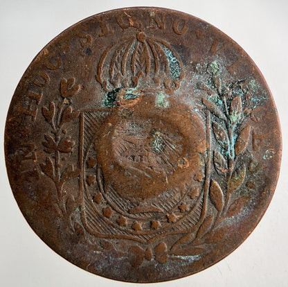 1826 Brazil 10 Reis Coin | Collectable Grade
